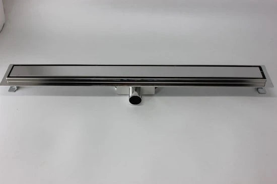 Douchedrain - Tegelrooster - Bristol RVS gepolijst - 80x7x7cm