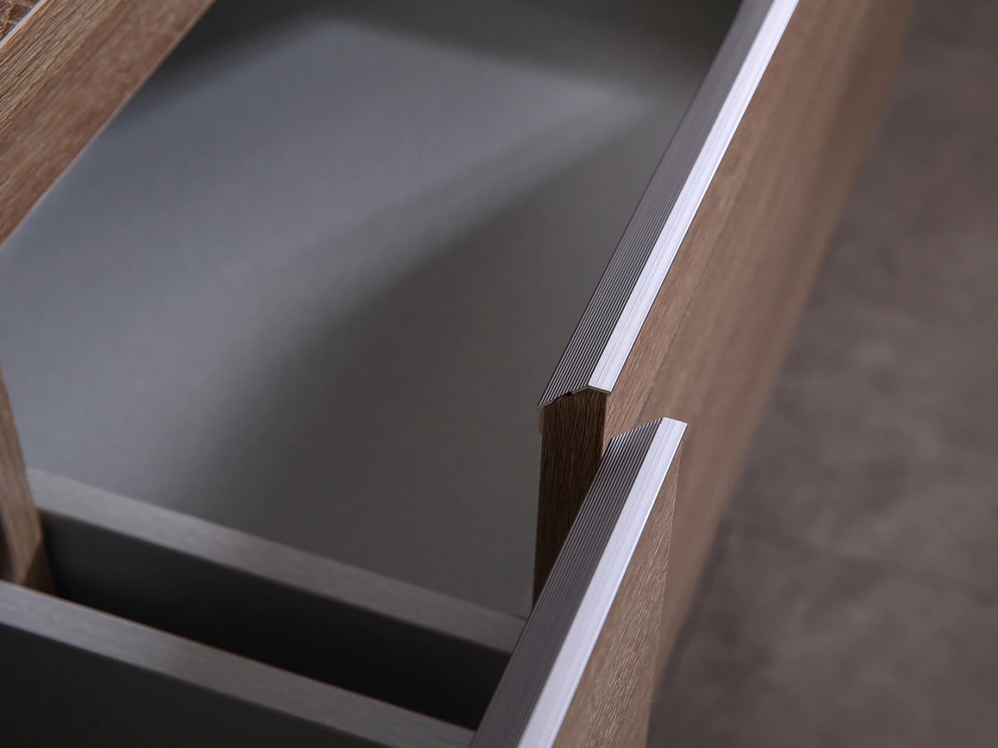 Badmeubel onderkast - Jeremy Bruin eiken - 50x150x35cm