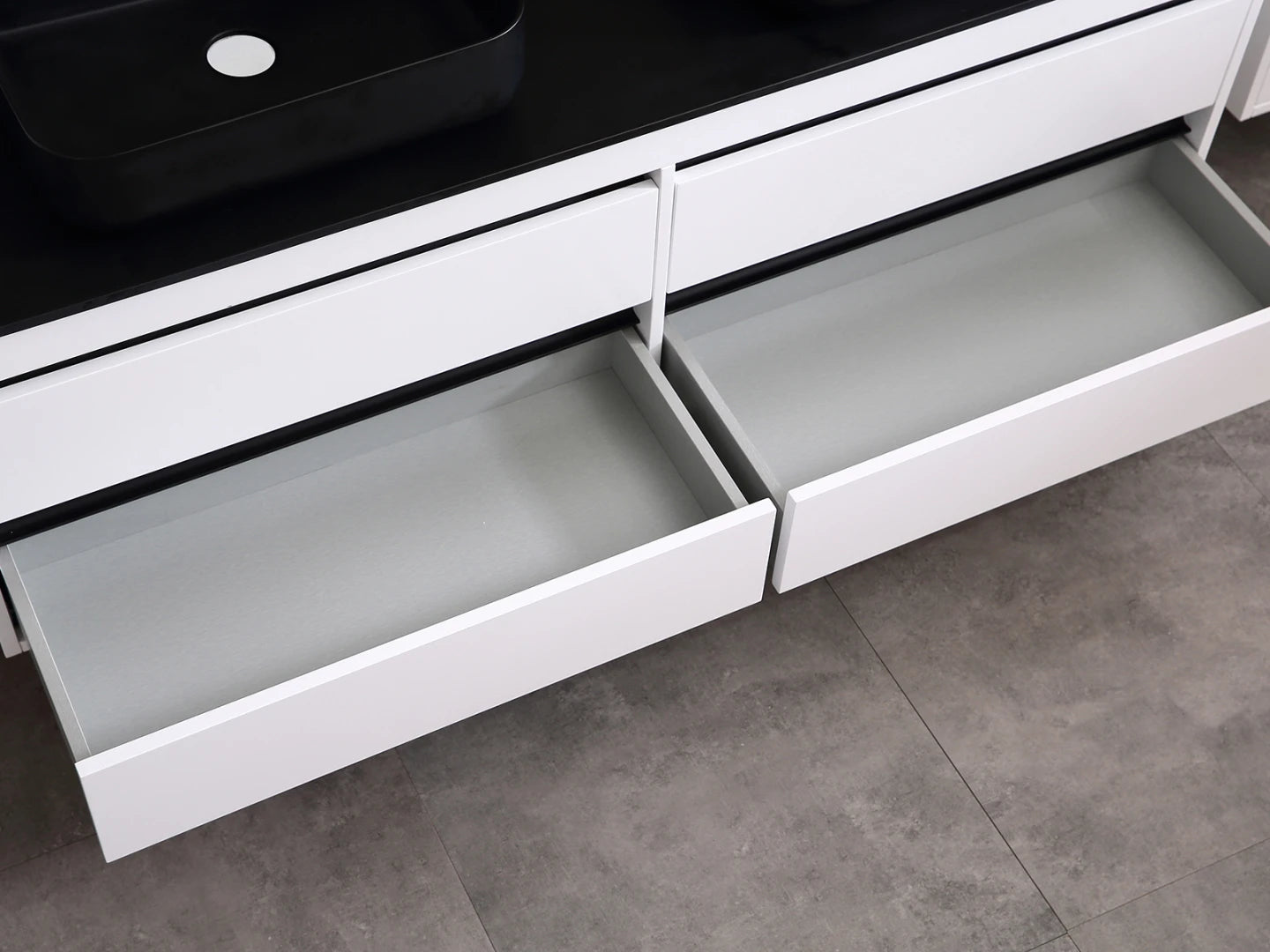 Badmeubel onderkast - Bradley Mat wit - 49x159x50cm