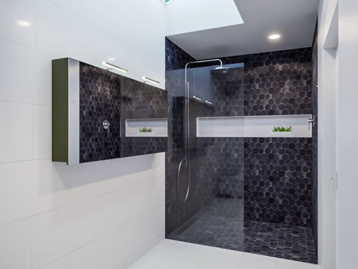 MONDIAZ CUBB Spiegelkast 150x70x16cm - Legergroen - Drie Deuren