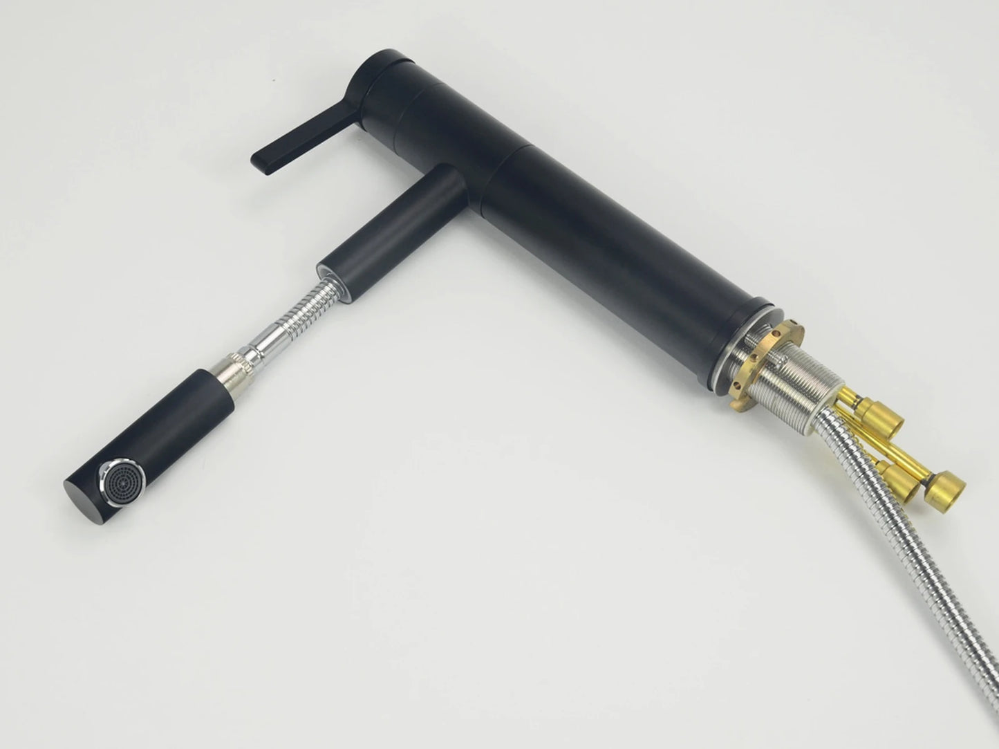 Hoge wastafelkraan - Uittrekbare uitloop - Iago