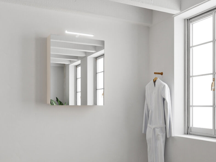 MONDIAZ CUBB Spiegelkast 60x70x16cm - Beige