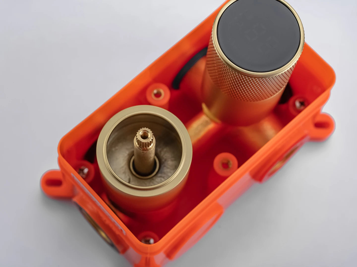 Inbouw regendoucheset - Digitaal display - Vince Geborsteld goud