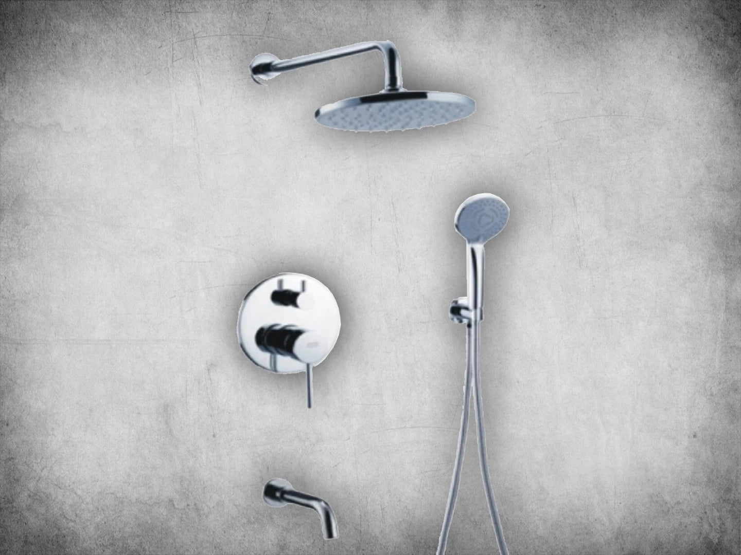 Inbouw regendoucheset - Impala Chroom