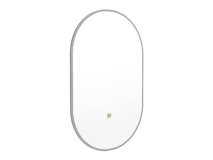 MONDIAZ Luna LED Badkamerspiegel - Bewegingssensor - 45x90cm Ovaal Plata (Zilver)