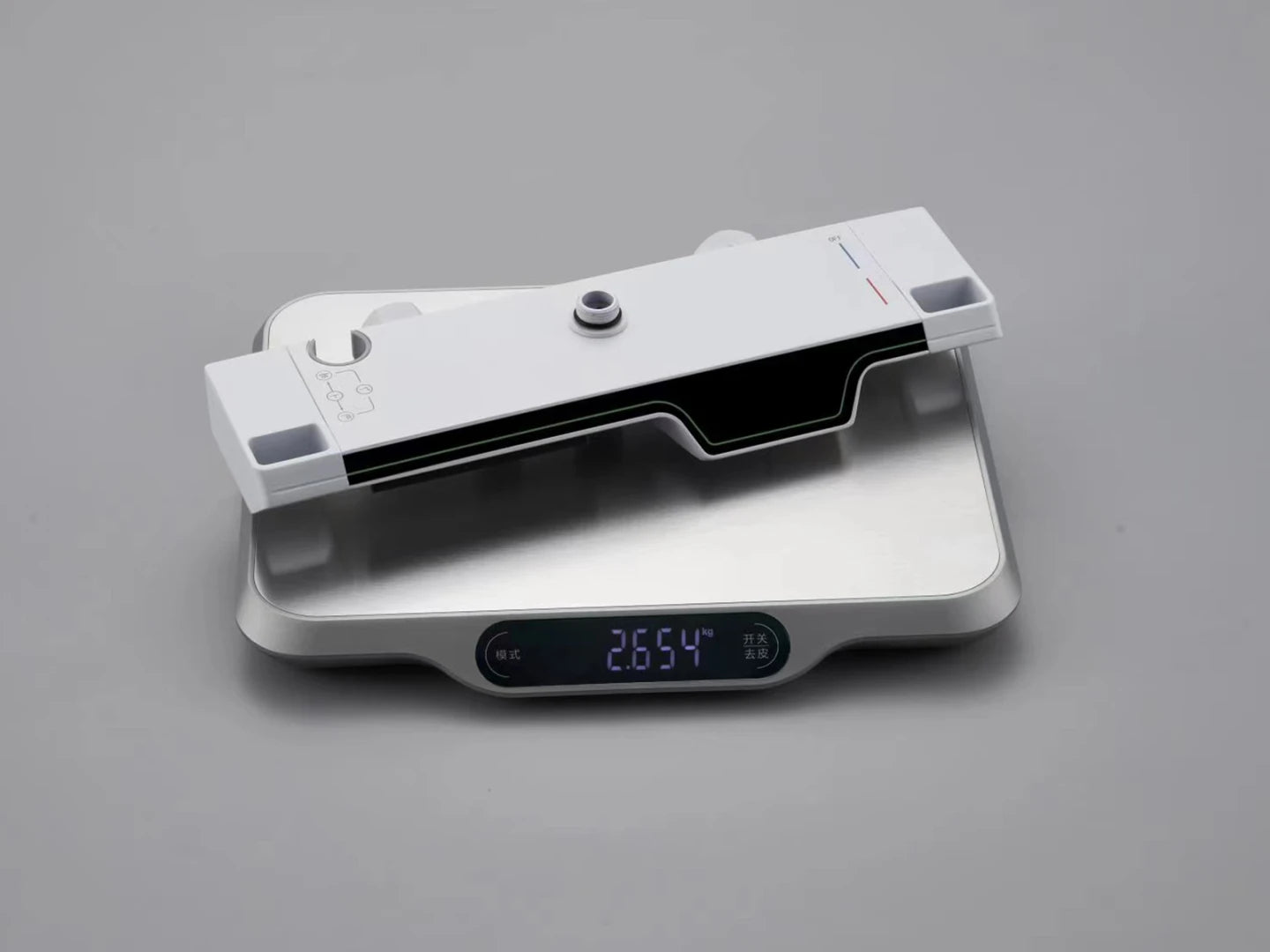 Opbouw regendoucheset - Digitaal display - James Mat wit