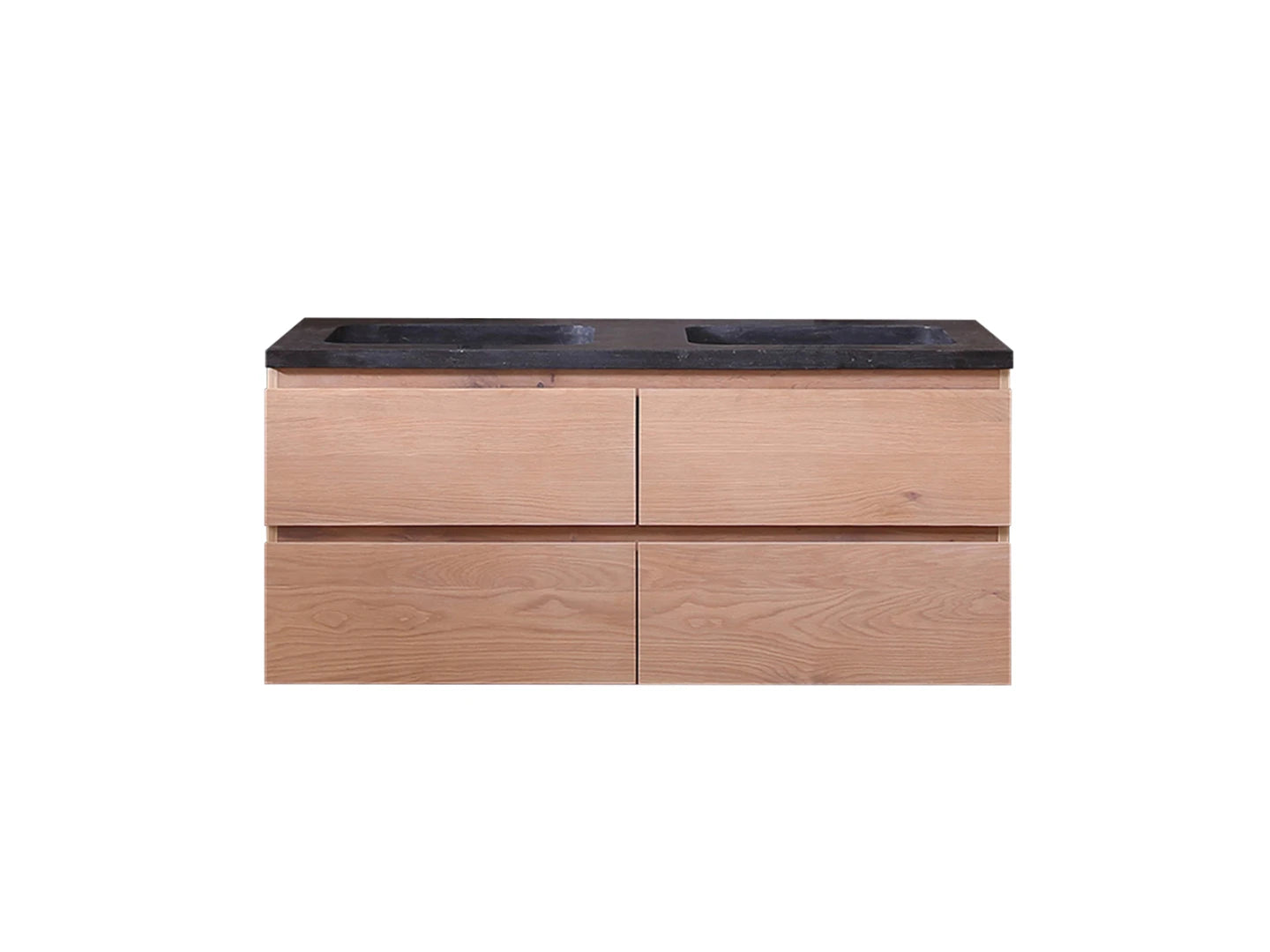 Badmeubel onderkast - Brandon Eiken white wash - 49x119x50cm