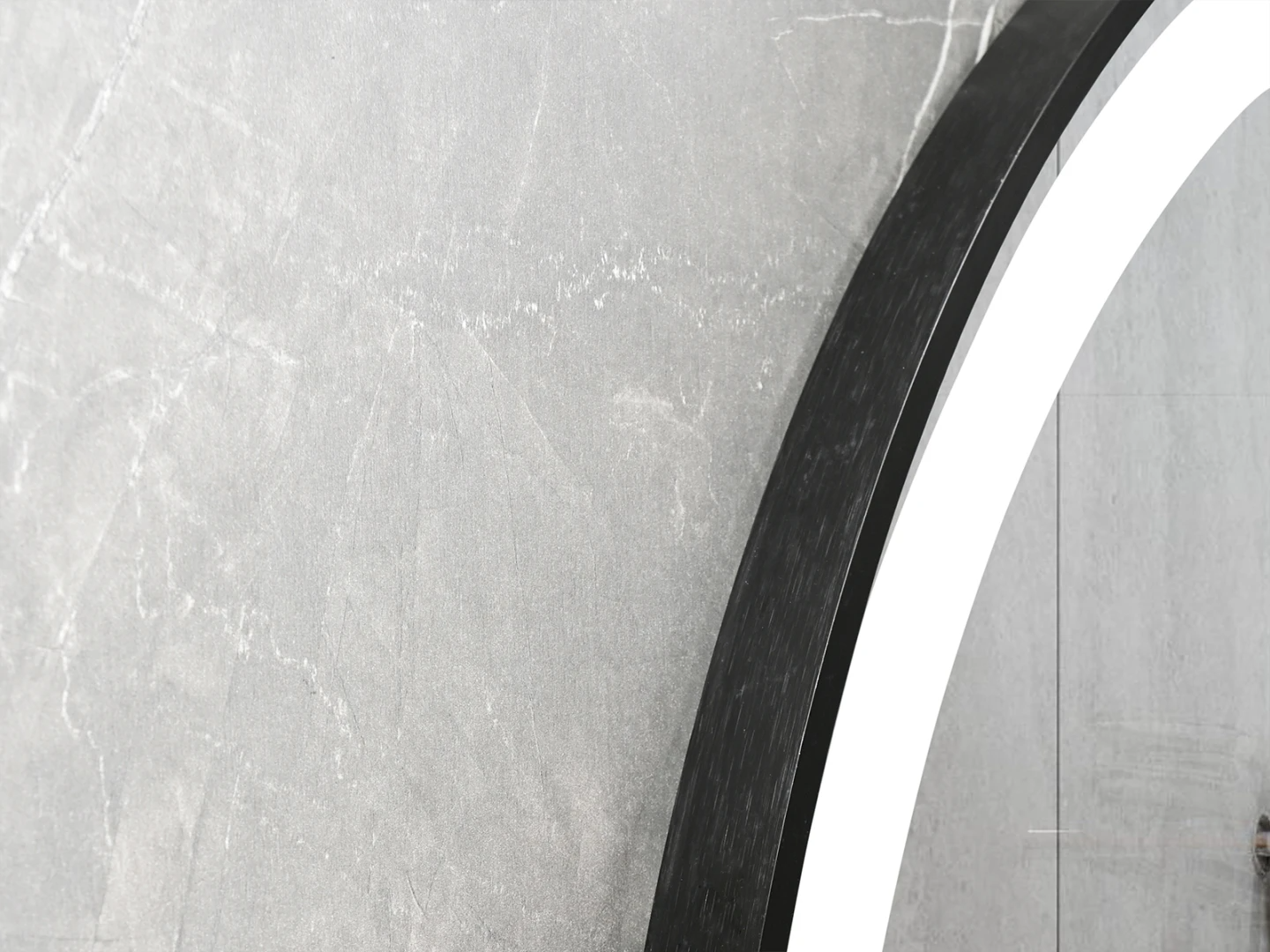 LED Badkamerspiegel - Bluetooth - Josh Mat zwart - 60x60cm