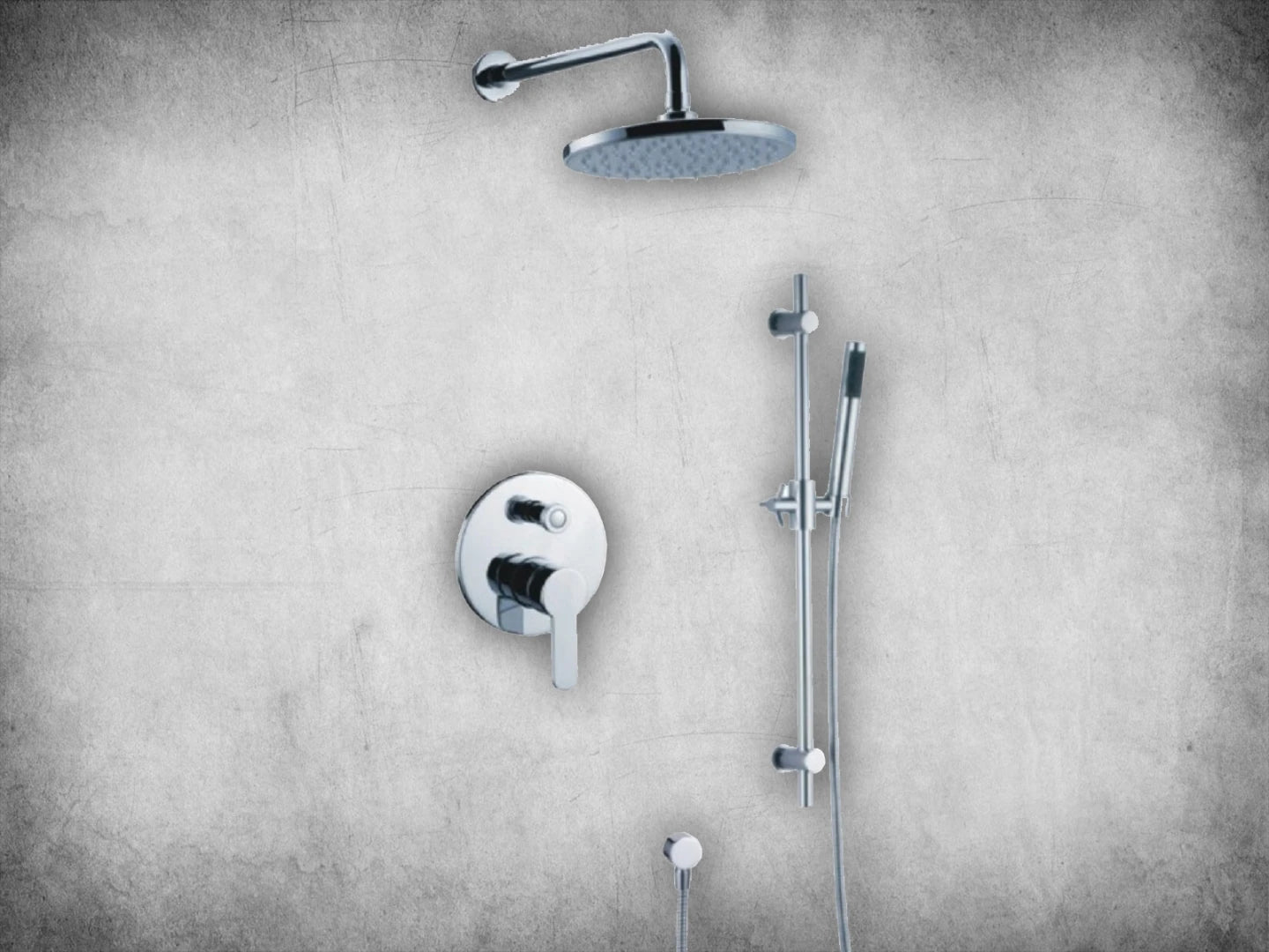 Inbouw regendoucheset - Jacana Chroom