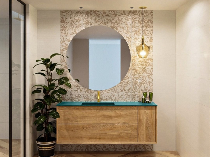 MONDIAZ Nova BRIGHT LED Badkamerspiegel 60x60cm Rond