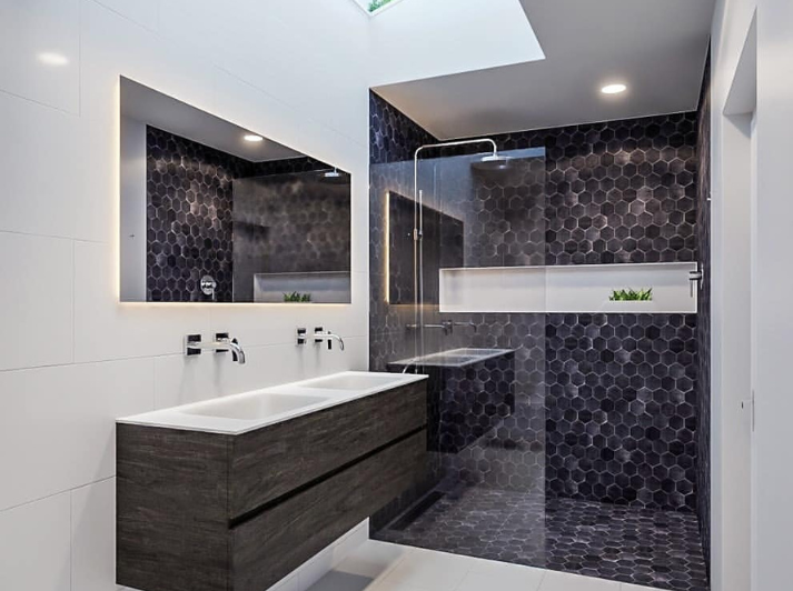 MONDIAZ Aria BRIGHT LED Badkamerspiegel 70x90cm Rechthoek