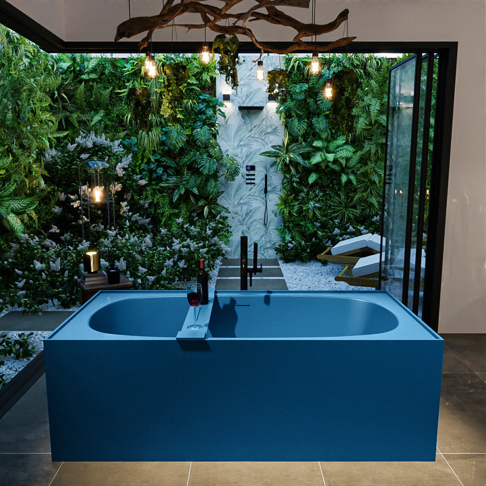 MONDIAZ FREEZE vrijstaand bad 180x85cm kleur Jeans / Jeans