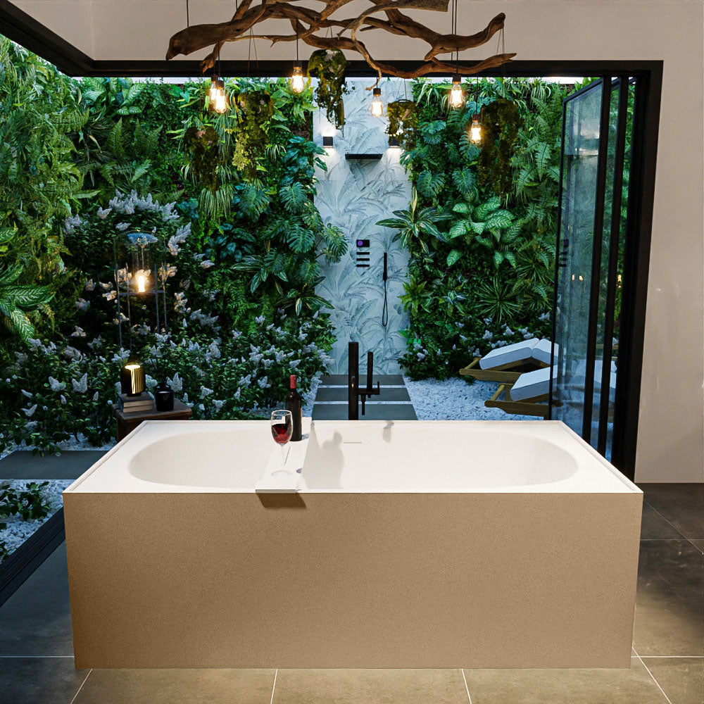 MONDIAZ FREEZE vrijstaand bad 180x85cm kleur Oro / Talc