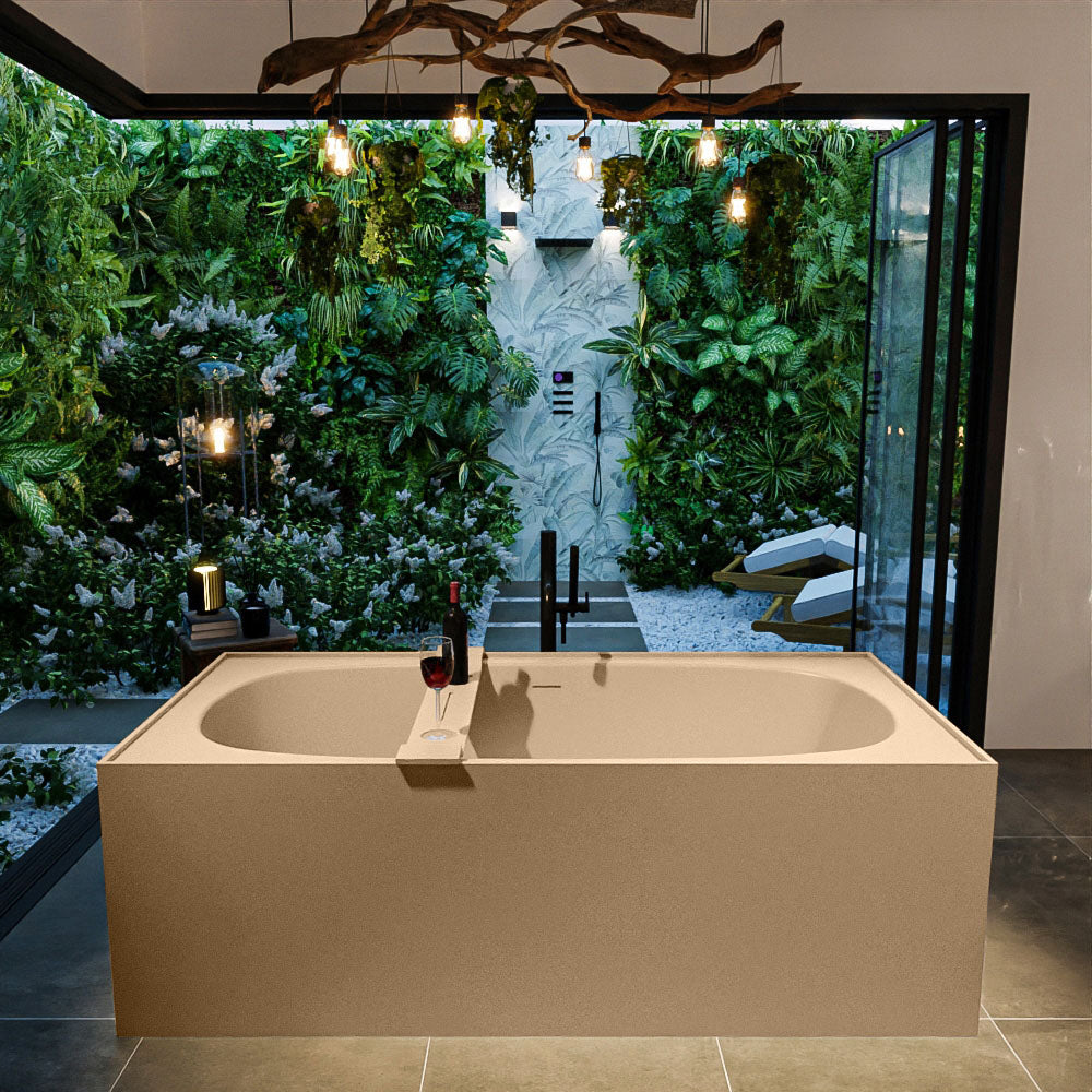 MONDIAZ FREEZE vrijstaand bad 180x85cm kleur Oro / Oro