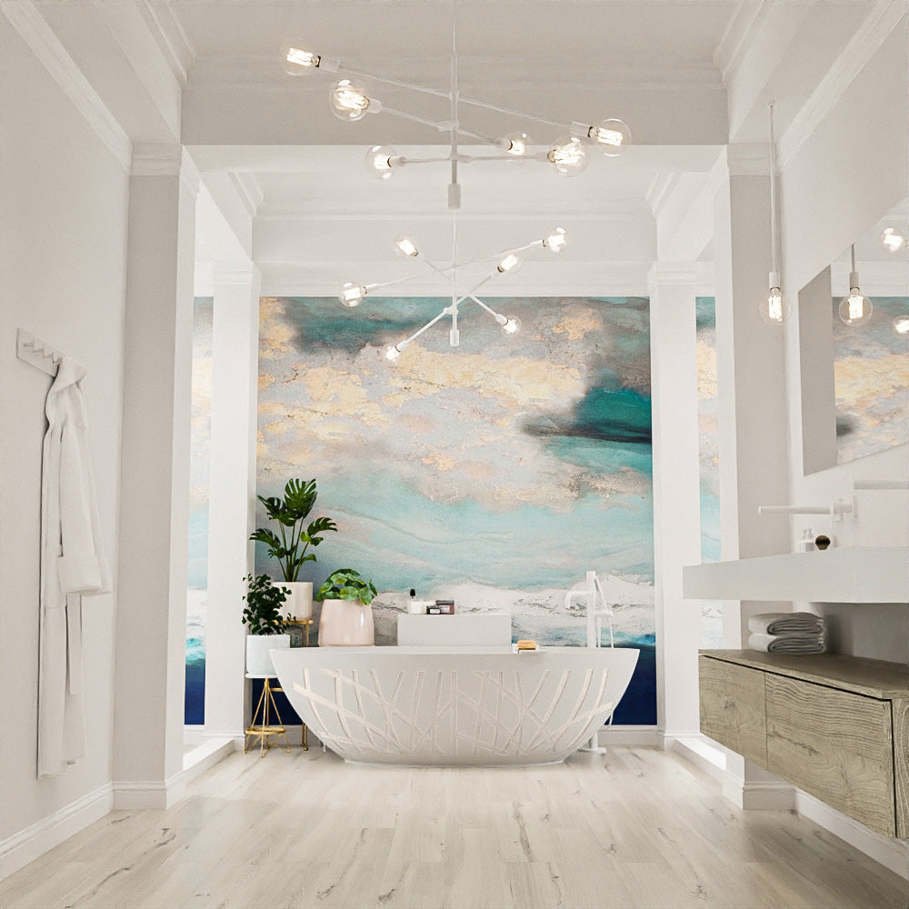 MONDIAZ HOLM DESIGN vrijstaand bad 180x85cm kleur linen / Talc