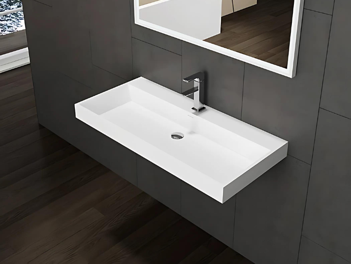 Luxora® Wastafel Solid Surface 100 cm