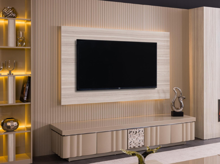 Isabella Luxe TV Cinewall Wandmeubel Set
