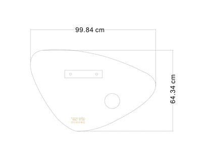 LED Badkamerspiegel - Bluetooth en speakers - Catina 100x64cm