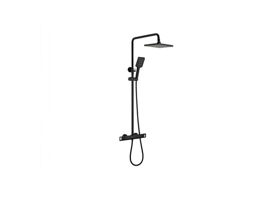 Opbouw regendoucheset - Rega Mat zwart  € 359,95