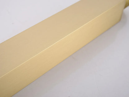 Thermostatische inbouw regendoucheset - Pointer Geborsteld goud