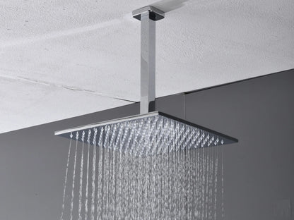 Thermostatische inbouw regendoucheset - Pointer Chroom