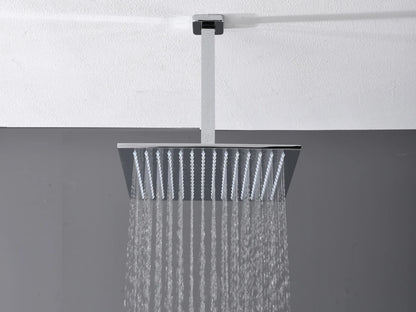 Thermostatische inbouw regendoucheset - Pointer Chroom