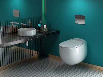 Hangend rimless toilet - Detroit Glans wit - 44x40x43cm