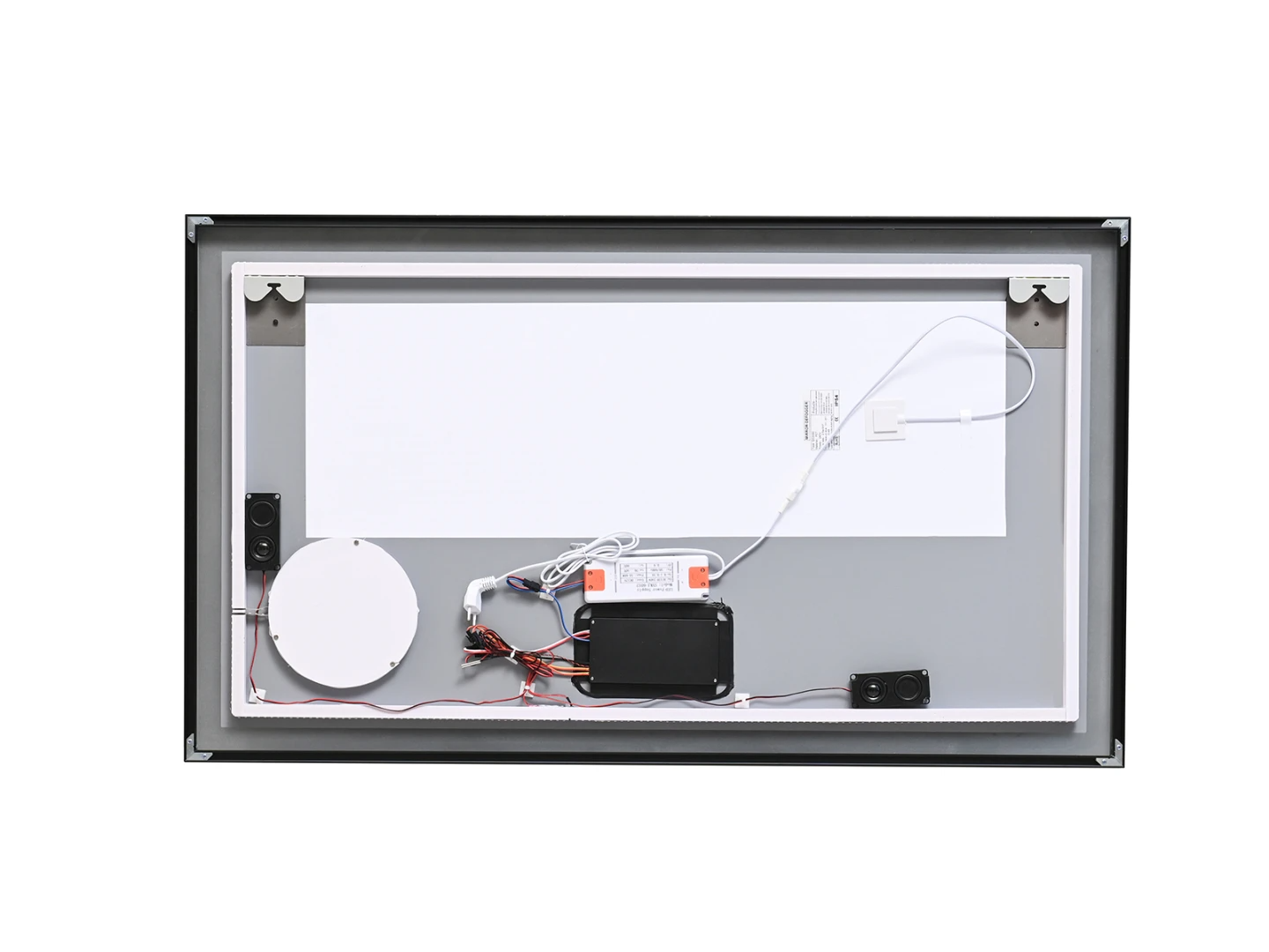 LED Badkamerspiegel - Bluetooth - Joshua Mat zwart - 100x70cm