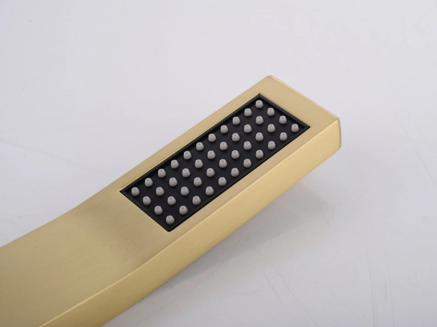 Thermostatische inbouw regendoucheset - Pointer Geborsteld goud