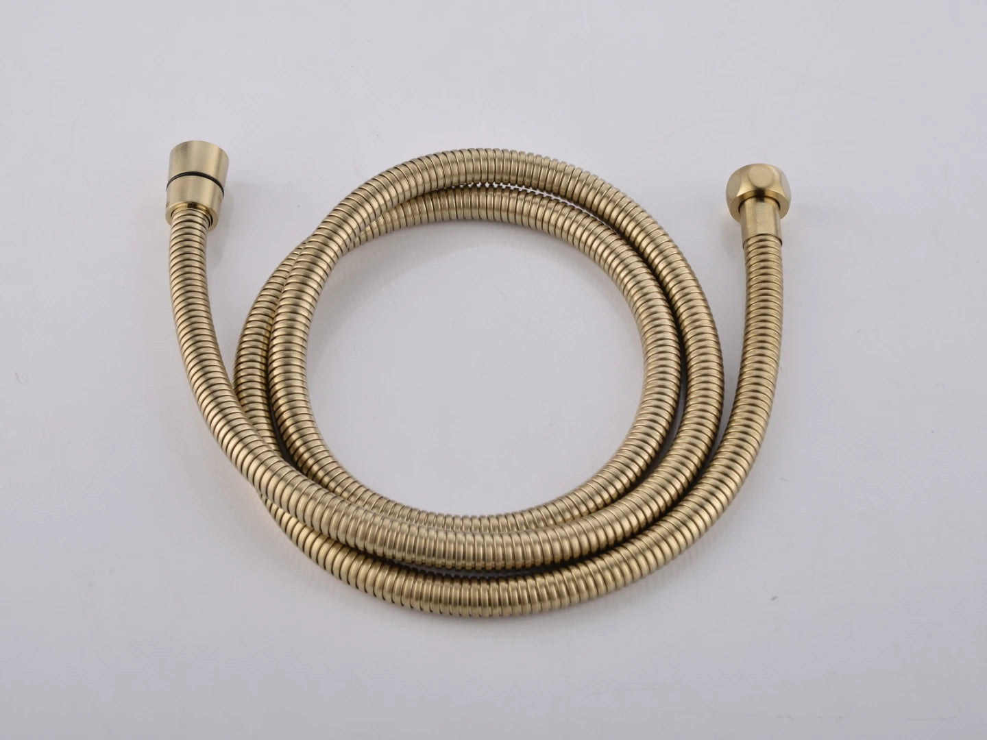 Thermostatische inbouw regendoucheset - Pointer Geborsteld goud