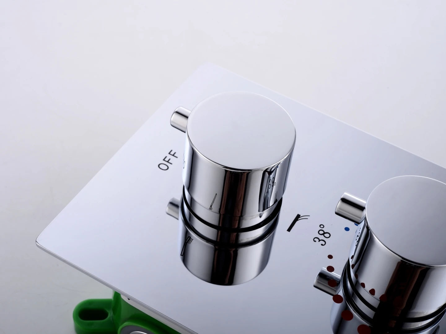 Thermostatische inbouw regendoucheset - Pointer Chroom