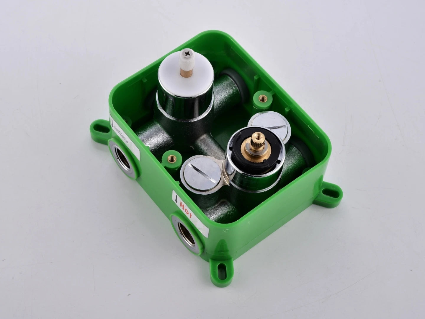 Thermostatische inbouw regendoucheset - Pointer Chroom