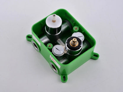 Thermostatische inbouw regendoucheset - Pointer Chroom