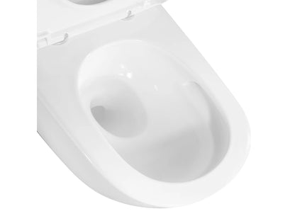 Hangend rimless toilet - Turbo flush - Washington Glans wit - 53x37x36cm