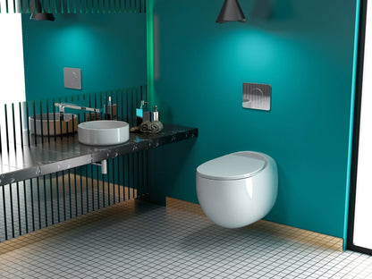 Hangend rimless toilet - Detroit Glans wit - 44x40x43cm