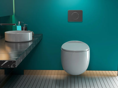 Hangend rimless toilet - Detroit Glans wit - 44x40x43cm