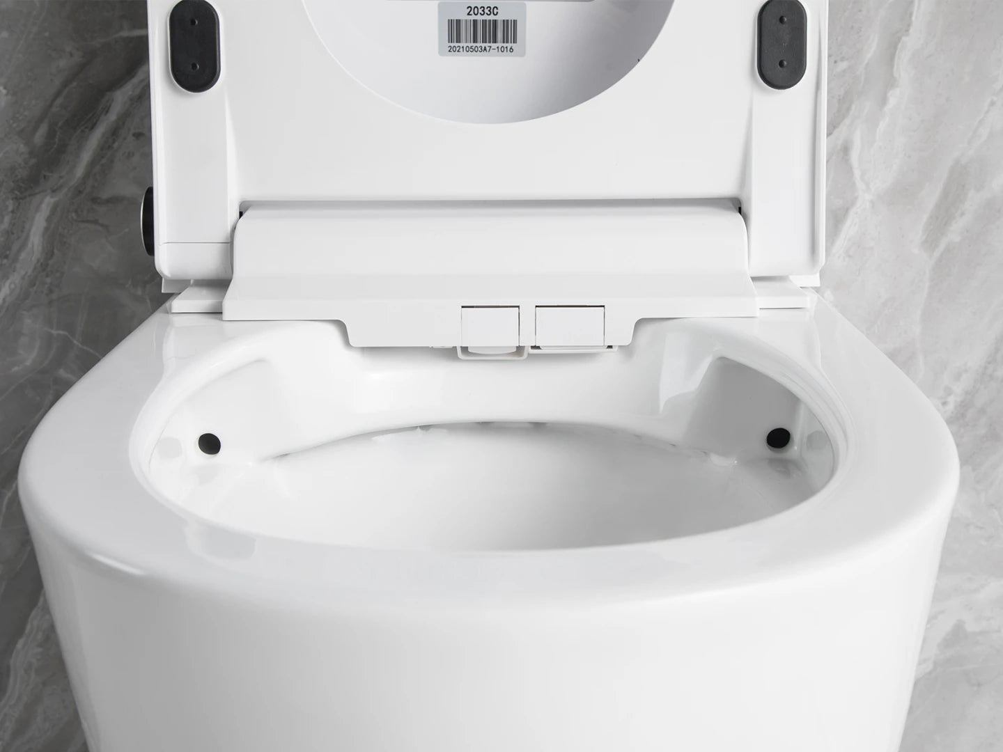 Hangend rimless toilet met reservoir - Bidet - Oakland