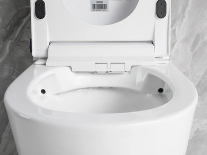 Hangend rimless toilet met reservoir - Bidet - Oakland