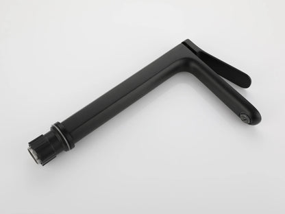 Hoge wastafelkraan - Baka Mat zwart - 31cm