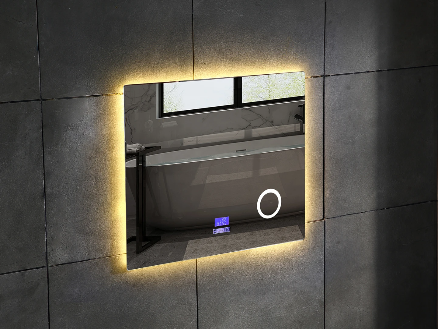 LED Badkamerspiegel - Bluetooth - Yade 80x70cm