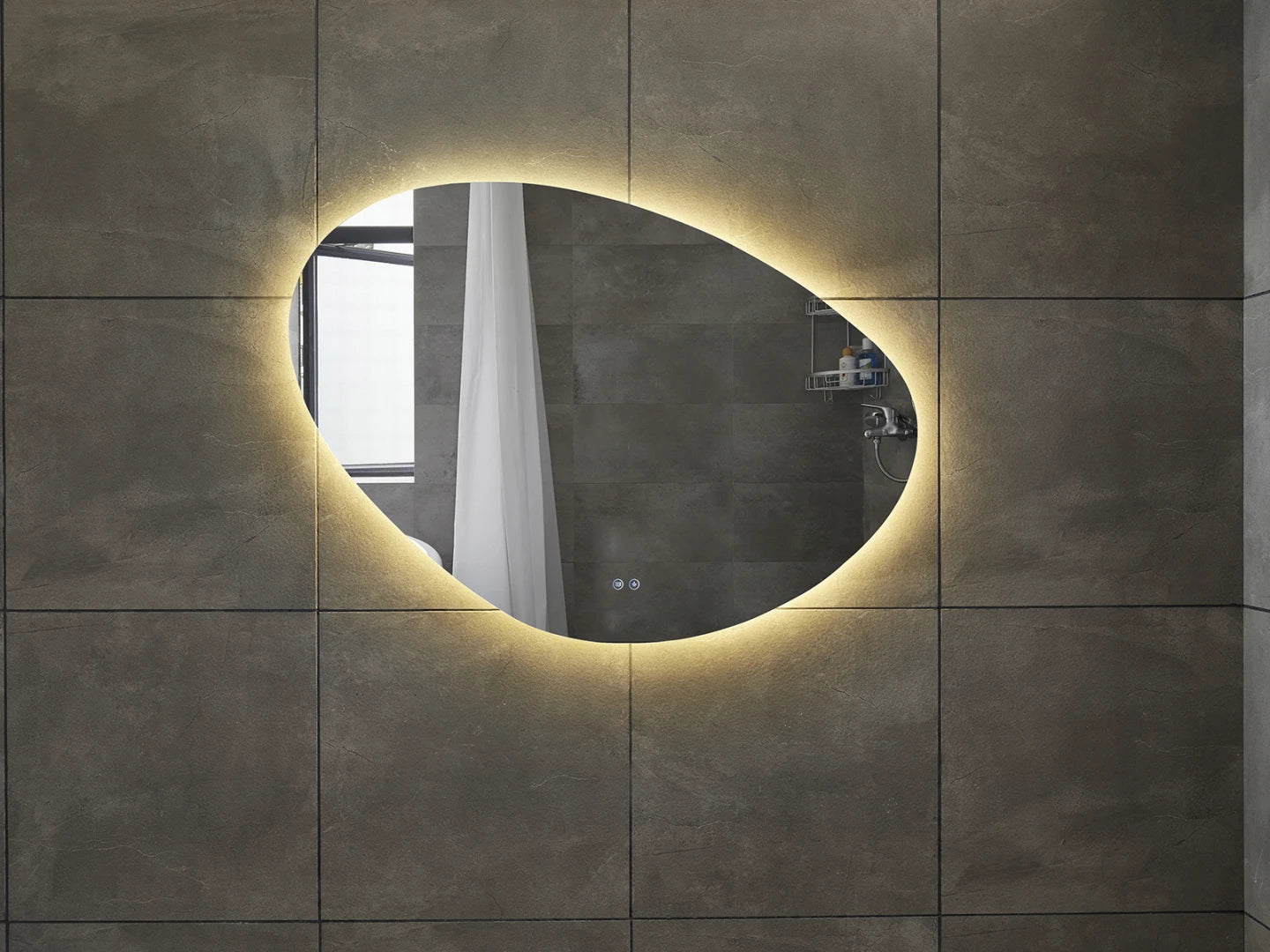 LED Badkamerspiegel - Horizontaal of verticaal - Josie 140x100cm