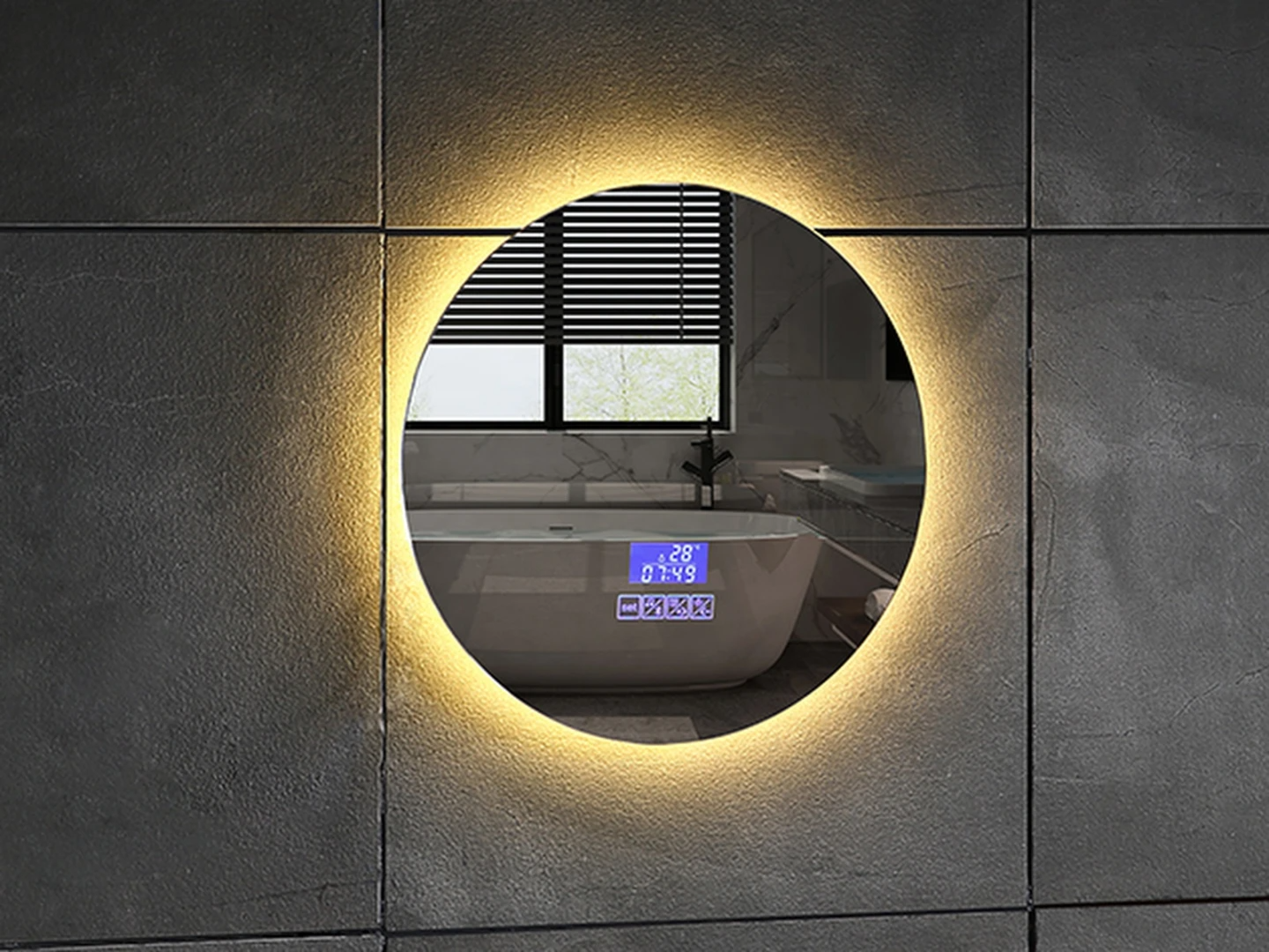 LED Badkamerspiegel - Bluetooth - Mary 60x60cm
