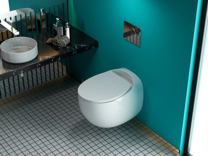 Hangend rimless toilet - Detroit Glans wit - 44x40x43cm