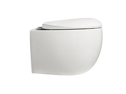 Hangend rimless toilet - Fresno Glans wit
