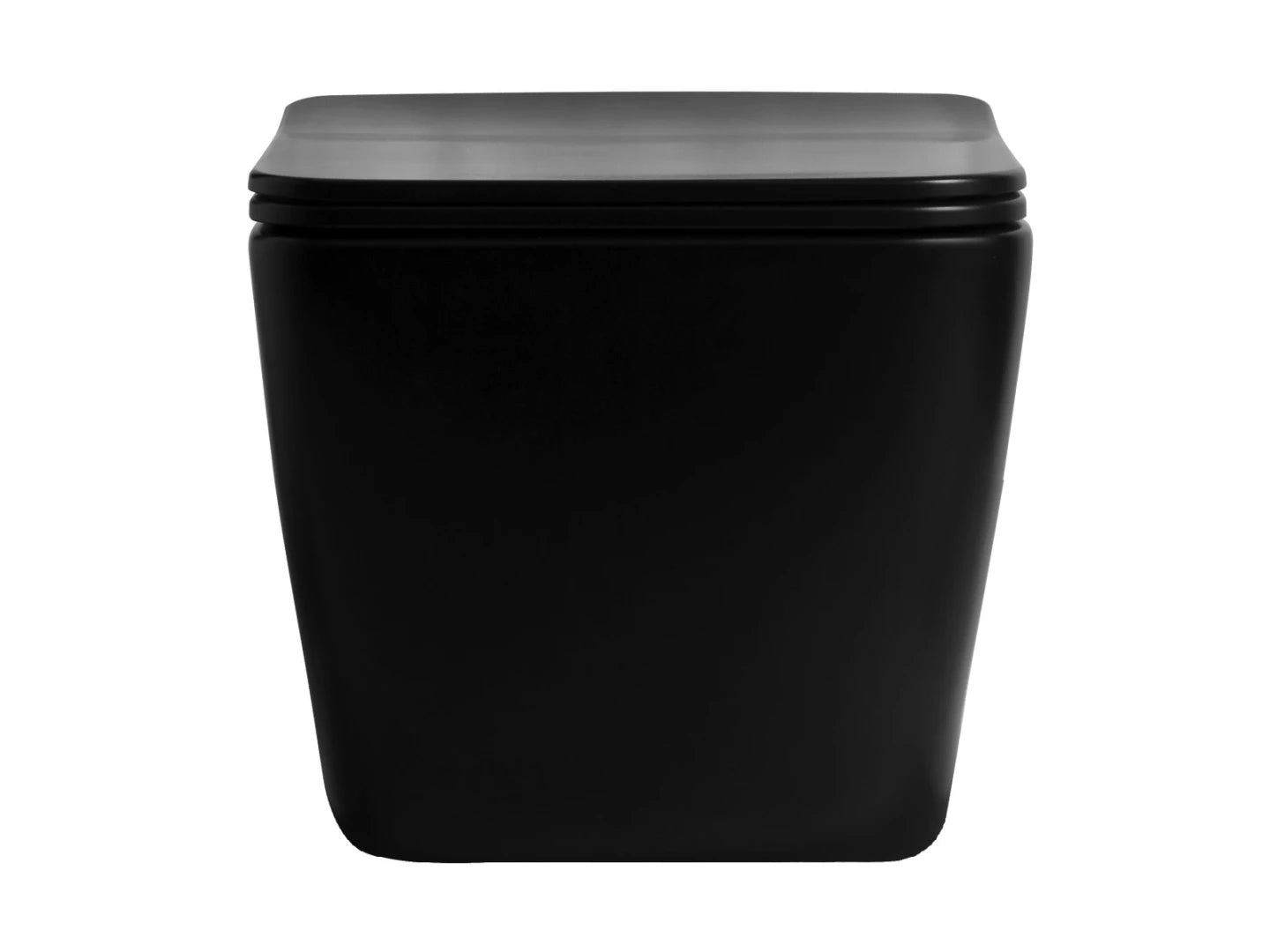 Hangend rimless toilet - Florida Glans Zwart - 52x36x38cm