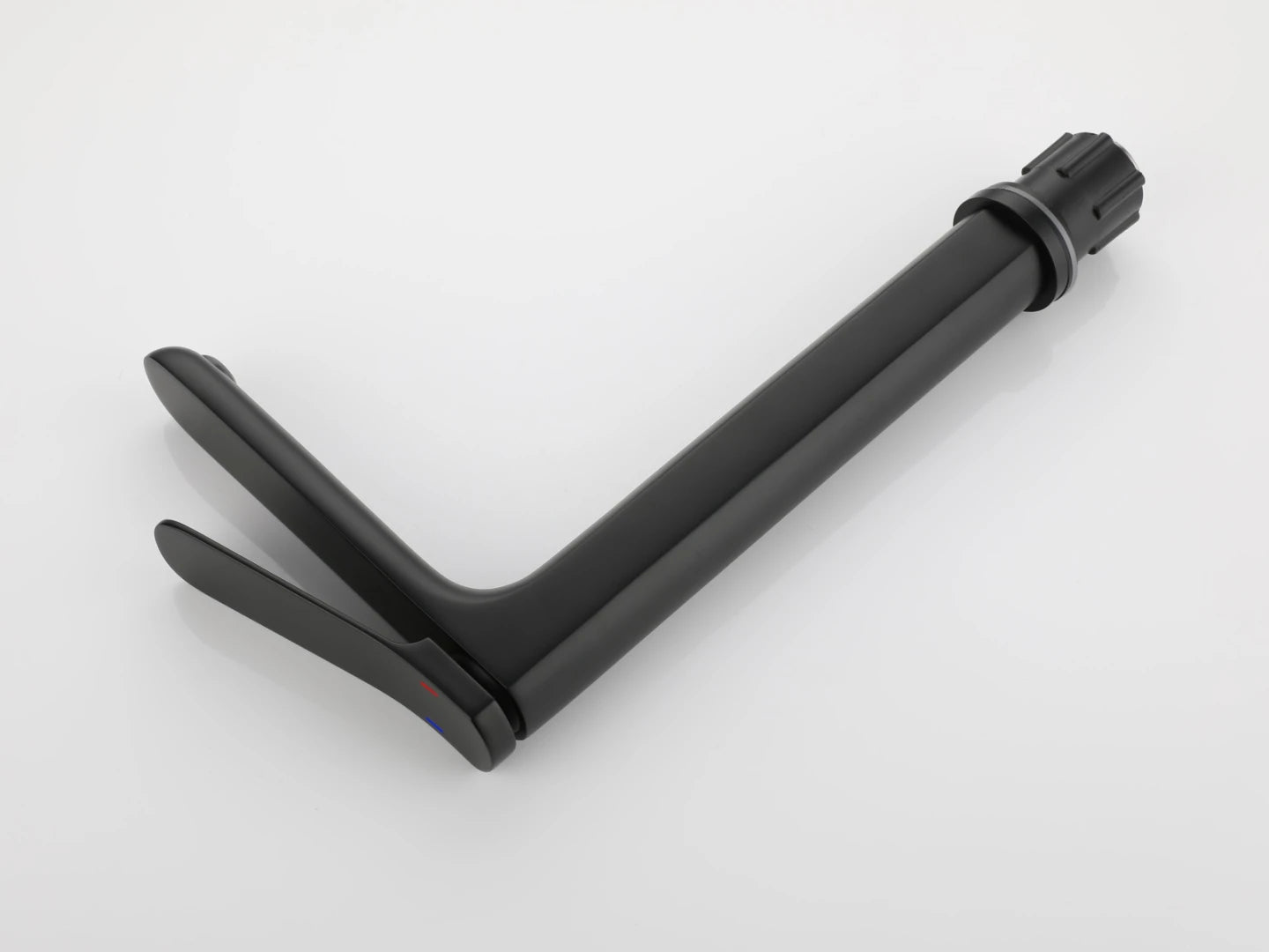 Hoge wastafelkraan - Baka Mat zwart - 31cm