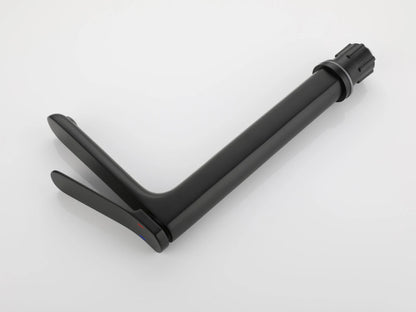 Hoge wastafelkraan - Baka Mat zwart - 31cm