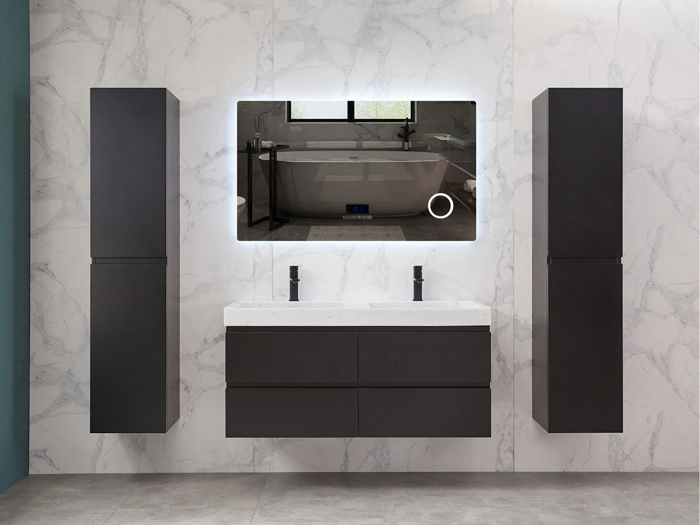 LED Badkamerspiegel - Bluetooth - Myla 140x70cm