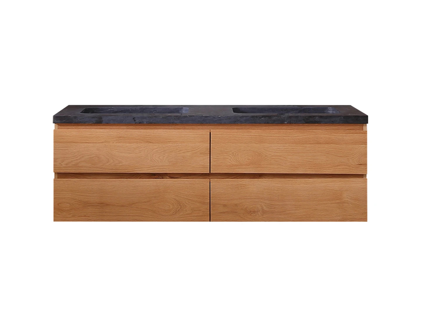 Badmeubel onderkast - Brandon Eiken natural - 49x159x50cm