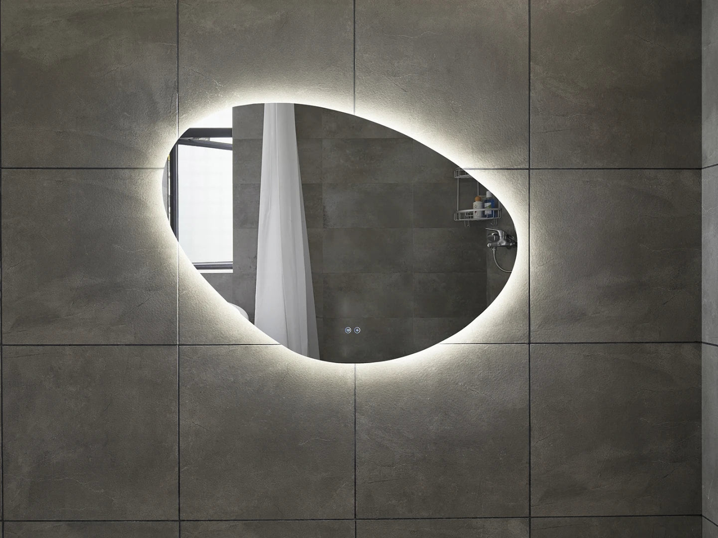LED Badkamerspiegel - Horizontaal of verticaal - Josie 140x100cm